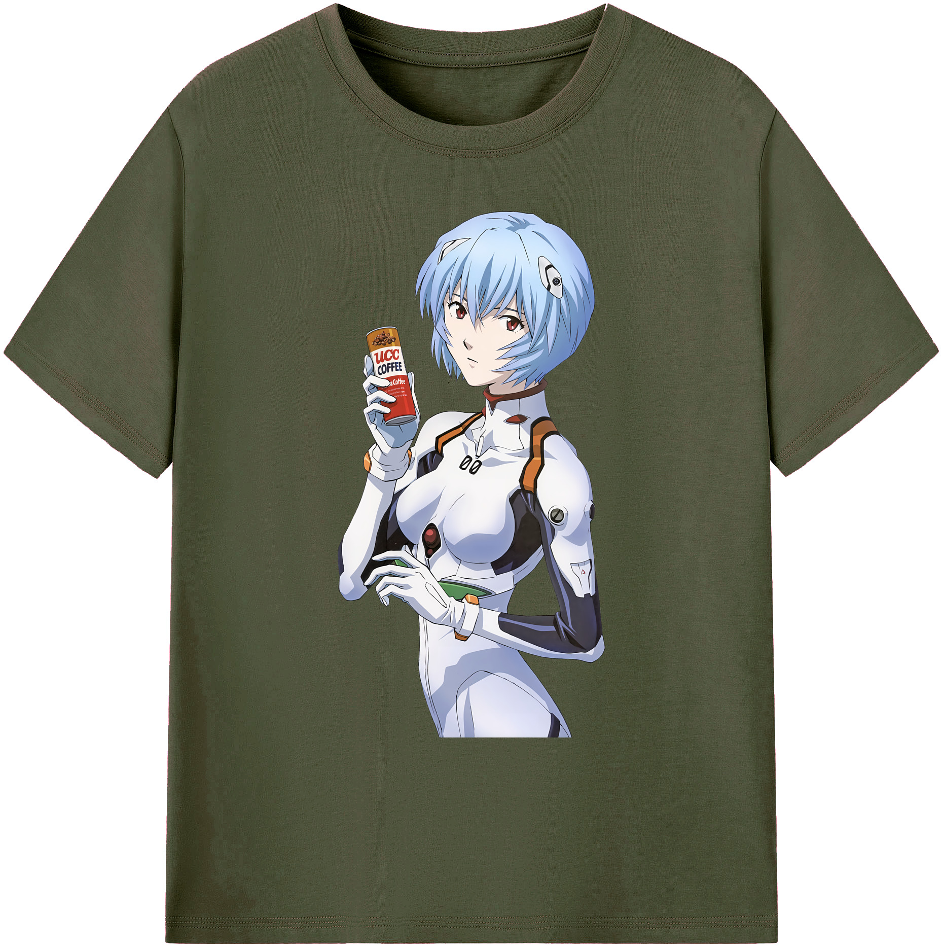 （画像用） EVA 新世紀エヴァンゲリオン 綿100％ メンズ半袖Tシャツ｜肌触りやわらか＆通気性